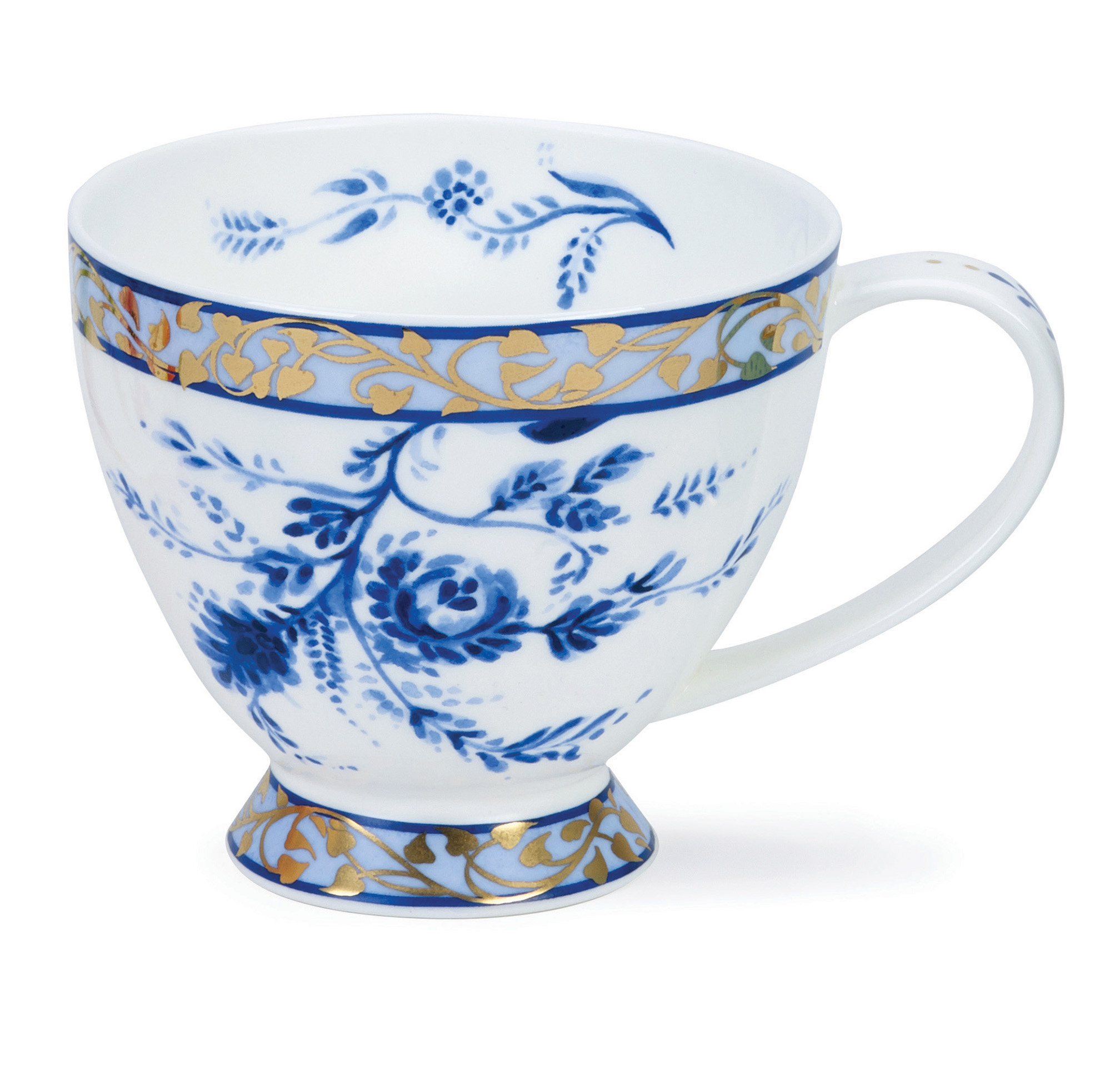 Delft blue mit 22 Karat Gold - Skye 0,45l