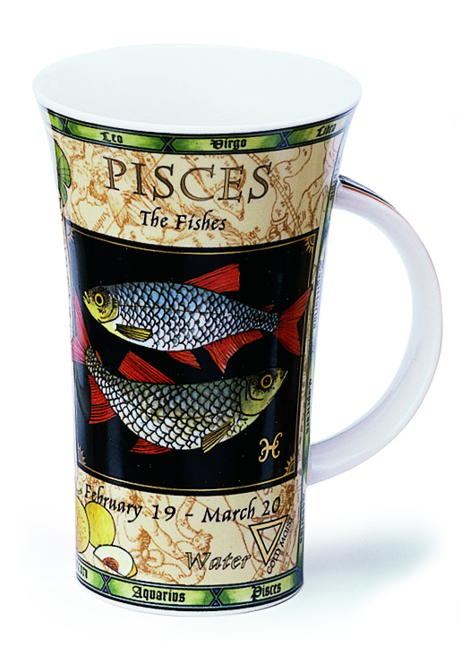 Zodiac Pisces mit 22 Karat Gold - Glencoe 0,5l