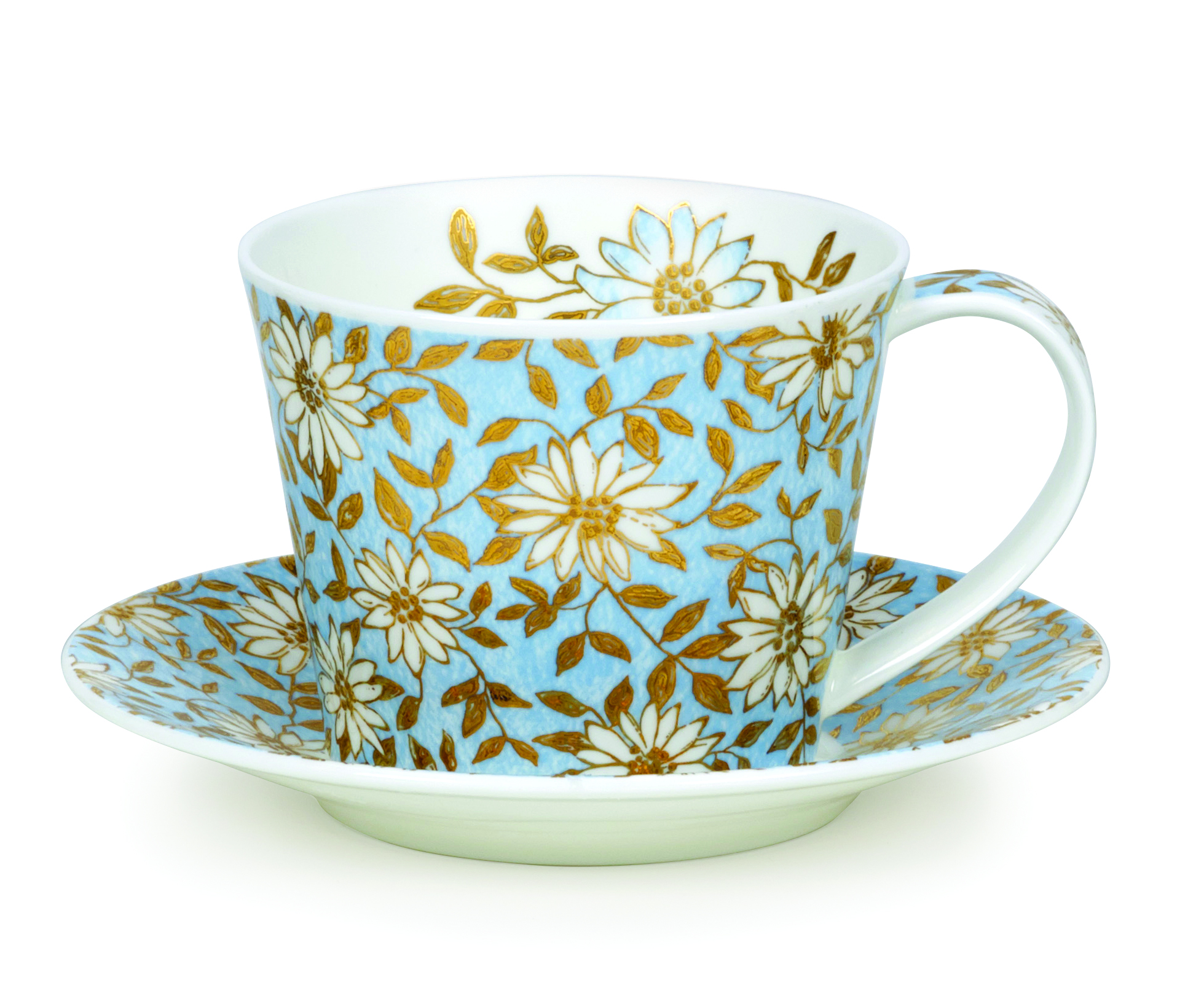 Aqua - Islay Cups & Saucers mit 22 Karat Gold 0,35l
