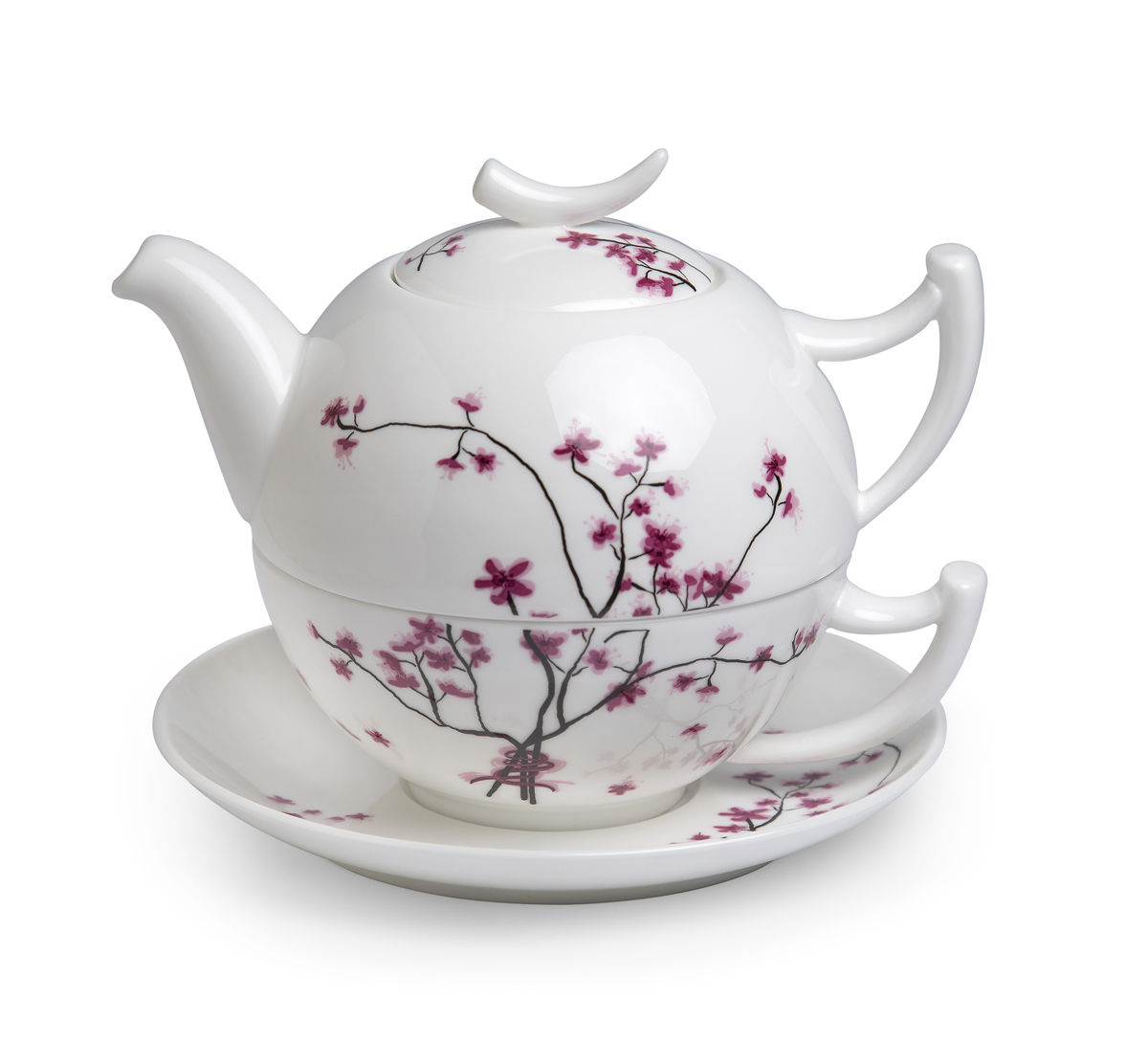 Tea-for-one Cherry Blossom, 0,5l / 0,25l, Bone China