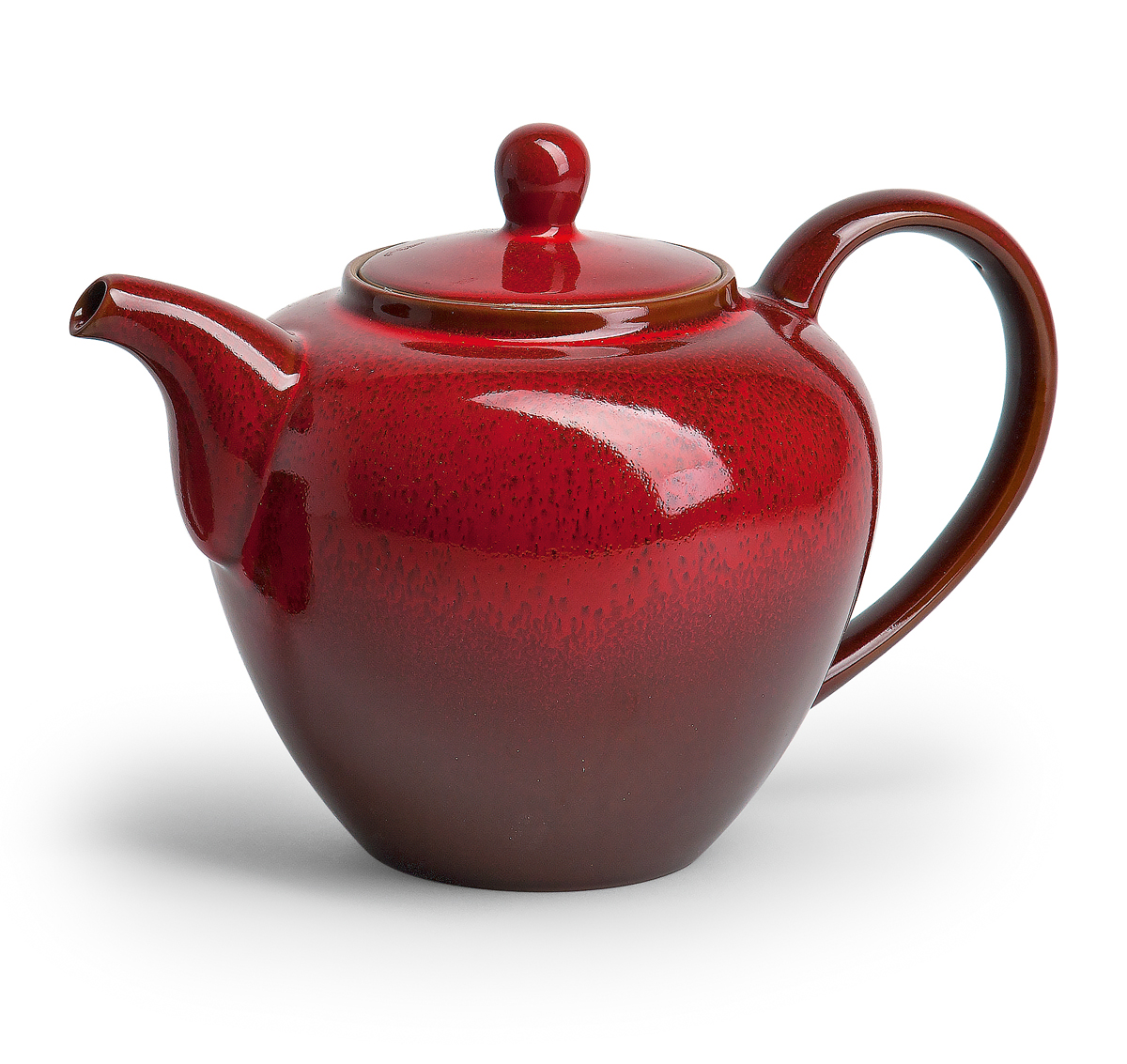 Teekanne Johanna, 1,2l, rot, Bone China