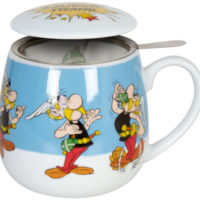 Becher mit Sieb und Deckel Asterix - Zaubertrank - 0,4l