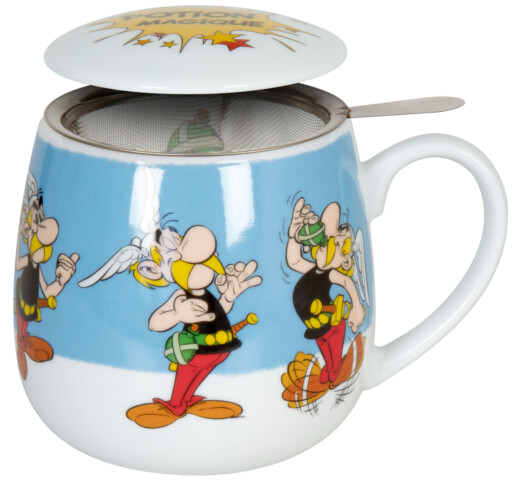 Becher mit Sieb und Deckel Asterix - Potion Magique - 0,4l
