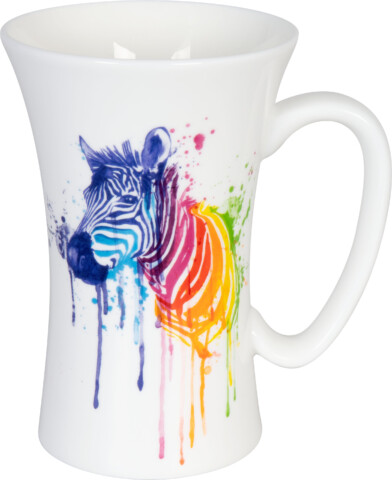Watercoloured Animals - Zebra Megamug - 0,63l