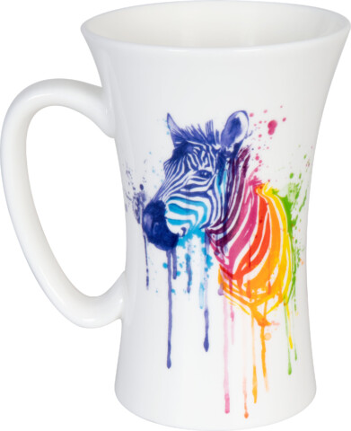 Watercoloured Animals - Zebra Megamug - 0,63l – Bild 2