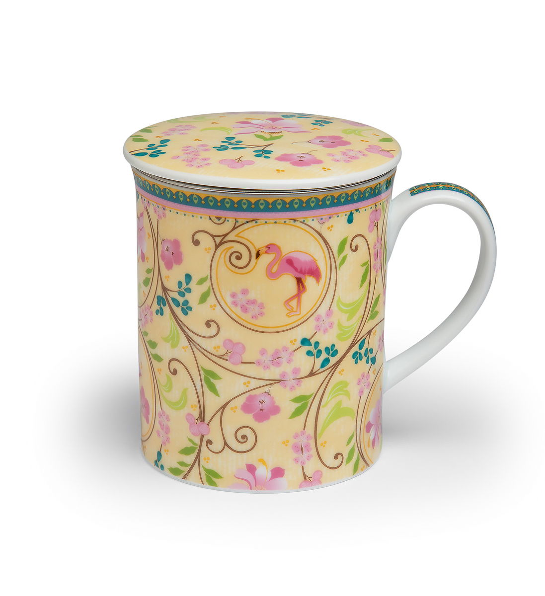 Kräuterteetasse Emma 3 tlg. mit Edelstahlfilter - 0,3l
