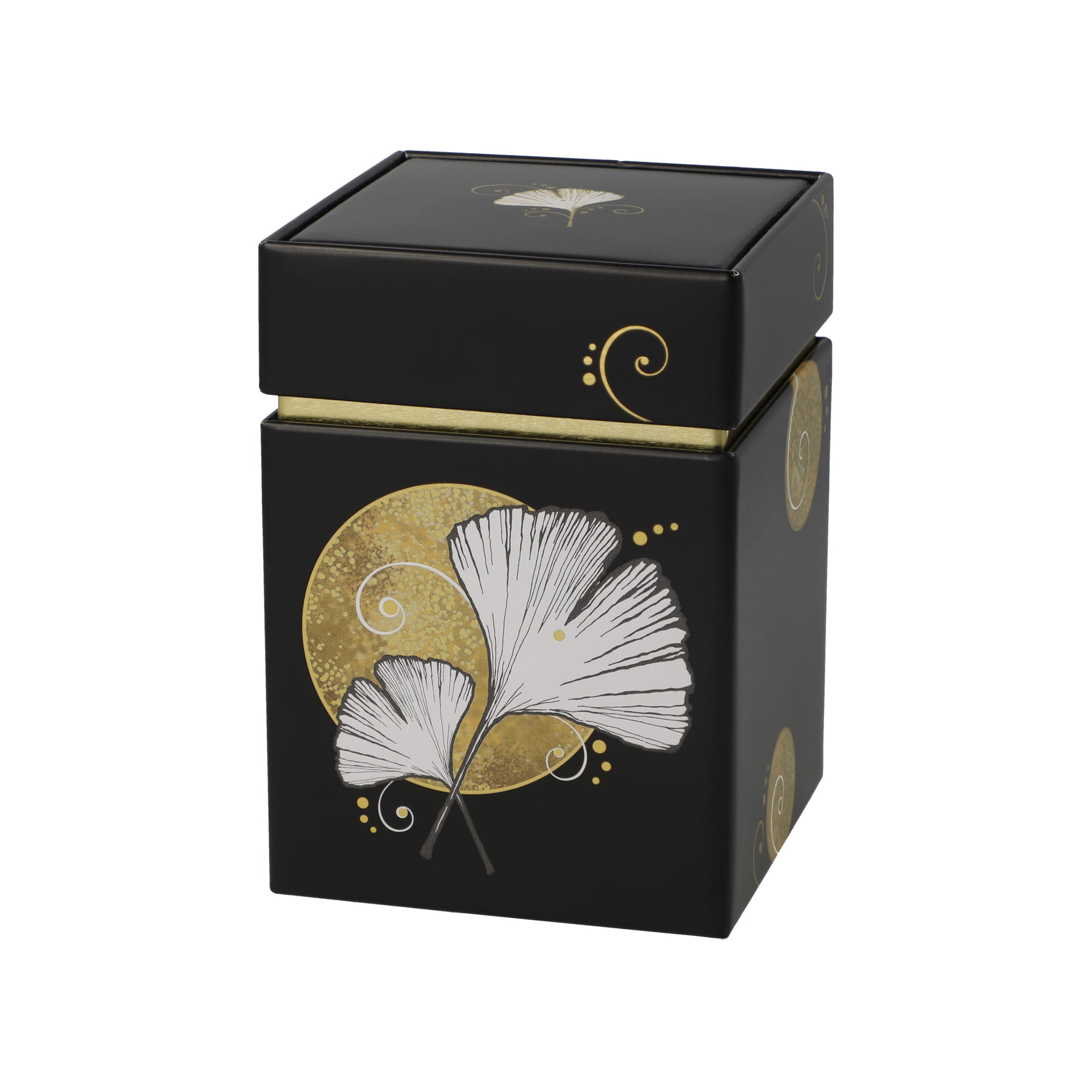 goebel-teedose-gingko-schwarz
